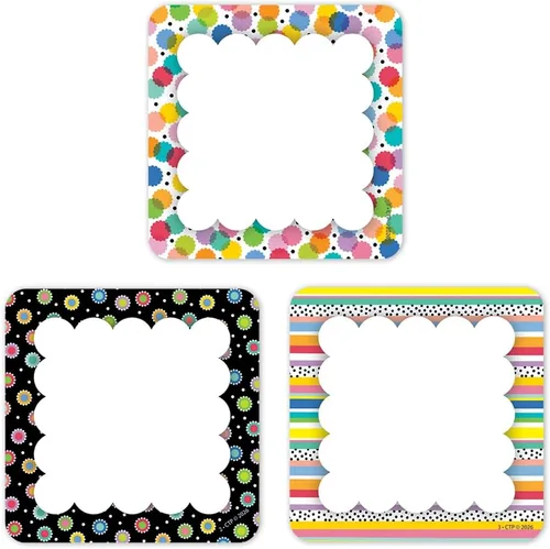 Miniatura 11 de Creative Teaching Press Banderines 6" Designer Cut-Outs (0857)