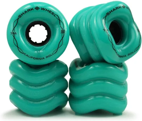 Miniatura 15 de Shark Wheel 60 mm ruedas para Longboard de crucero, Fórmula DNA, juego de 4 ruedas