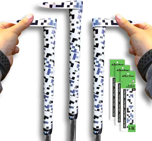 Miniatura 7 de ALIEN PROS Paquete de 6 cintas para envolver agarre de golf Tetris & Hyperplane Mix - ReGrip en 1 minuto