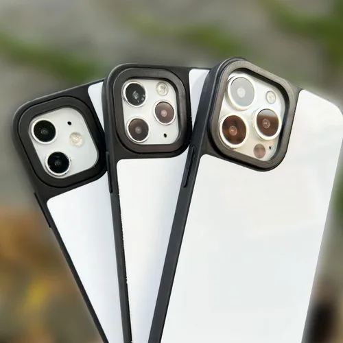 Miniatura 2 de JUSTRY 5 fundas para teléfono en blanco de sublimación a granel compatibles con iPhone 12/12 Pro, 6.1 pulgadas, fácil de sublimar, personalizable, 2