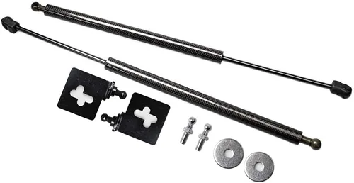 TSUBASA Soportes de elevación para Nissan Skyline GT-R GTR R33 1993-1998 Capó delantero Modificar fibra de carbono amortiguadores de choque cargados