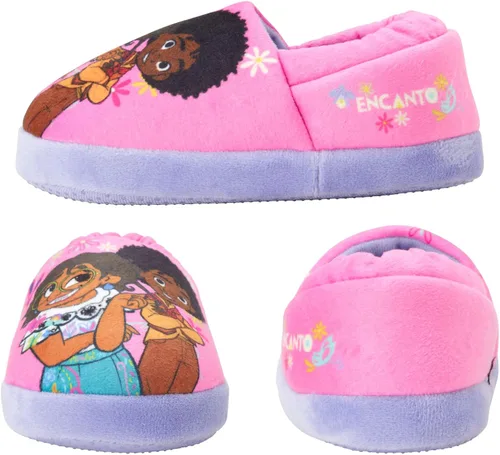 Miniatura 3 de DISNEY Pantuflas de princesa Encanto Cenicienta Ariel Jasmine Tianna para niñas, ligeras, cálidas, cómodas, suaves, Aline Girls (niños pequeños)