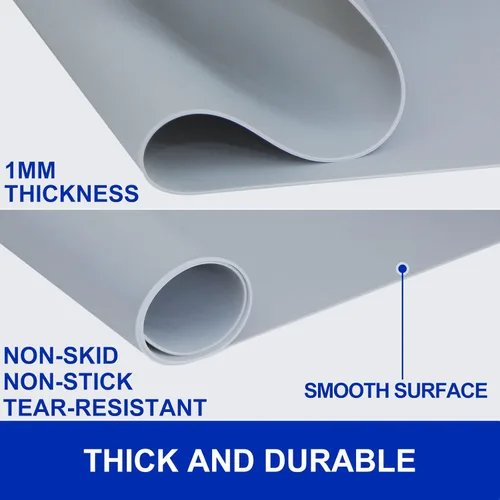 Miniatura 2 de Tapetes de silicona para encimera de cocina, resistente al calor, tapete protector de encimera, impermeable, tapete de silicona antideslizante