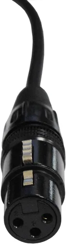 Miniatura 2 de Audio 2000s E20101 1/4" TRS ángulo recto a XLR hembra cable de 1 pie