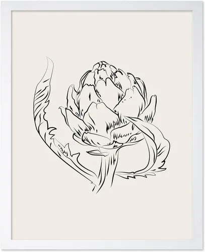 Miniatura 68 de Poster Master Póster de peonías – Estampado de flores retro – Ilustración floral – Ilustración en blanco y negro – Diseño de línea y abstracto