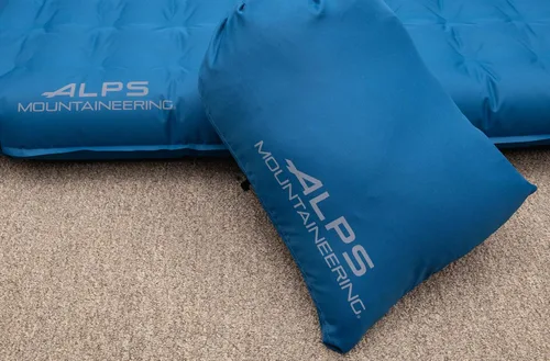 Miniatura 7 de ALPS Mountaineering Cama de aire Vertex, colchón inflable individual o queen, bomba versátil incluida
