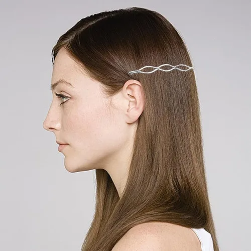 Miniatura 6 de BOYIVI 16 horquillas geométricas de metal para el cabello, elegantes pasadores de pelo de metal plateado para novia, pines adornados para mujeres