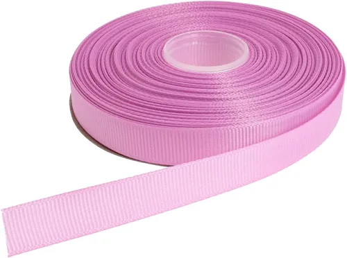 Miniatura 21 de Cinta de grogrén sólido de 25 yardas cada rollo, borde tejido 100% poliéster (1/4 pulgada, beige)