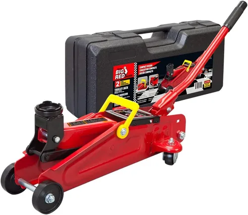 Miniatura 14 de BIG RED Gato hidráulico de carretilla de servicio/suelo portátil con liberación lenta especial y funda de almacenamiento y transporte moldeada por