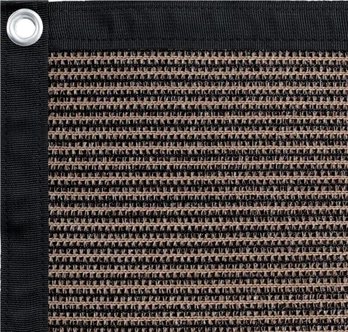 Miniatura 10 de Shatex Tela de sombra para plantas del 90% de 6' x 8' con ojales para toldo de pérgola y dosel, color negro, 12 bolas elásticas