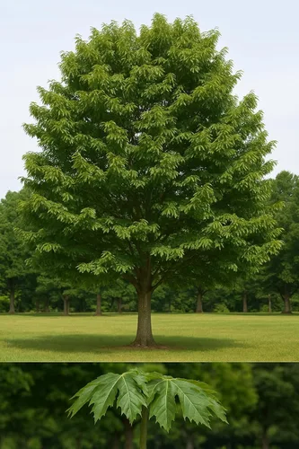 Plántula de roble diente de sierra (6 a 12 pulgadas) - Árbol de sombra de crecimiento rápido con atractivo para la vida silvestre (1 plántula)
