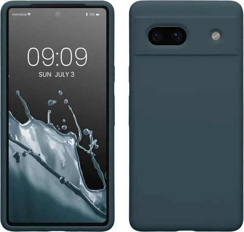Miniatura 176 de kwmobile Funda Compatible con Google Pixel 6 Pro - Funda de Teléfono de Silicona TPU con Acabado Suave - Azul Caribe
