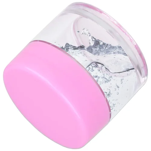 Miniatura 3 de Beauticom - Tarros de plástico transparente de pared gruesa a prueba de fugas, 0.25 oz/0.2 fl oz (cantidad: 12 paquetes) con tapas rosas