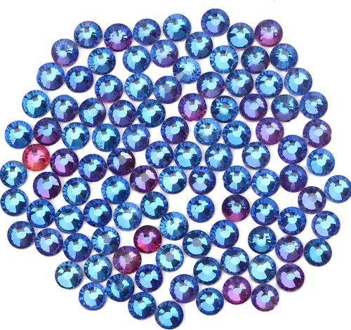 Miniatura 43 de Massive Beads 7800 vasos de hierro termoadhesivos con parte trasera plana, 5 tamaños, diamantes de imitación para hacer proyectos de bricolaje
