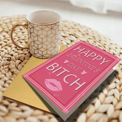 Miniatura 6 de Chenive Divertida tarjeta del día de los Galentinos para ella, tarjeta de feliz día de Galentine para mejor amiga, regalo del día de los Galentinos
