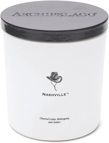 Miniatura 12 de Archipelago Botanicals Big Sur Luxe Candle Cedro de California, ámbar y almizcle Mezcla de cera de coco y mechas dobles Quema aproximadamente