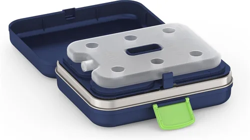 Miniatura 4 de THERMOS Kit de almuerzo para almacenamiento de alimentos Freestyle para niños, azul marino