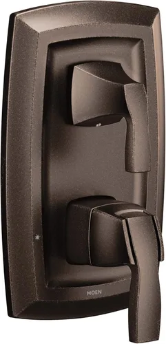 Miniatura 7 de Moen UT3611NL Voss M-CORE 3-Series Kit de molduras para ducha de 2 manijas con válvula de transferencia integrada, se requiere válvula, de níquel