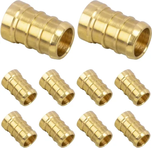 Miniatura 15 de Acoplamiento Pex de 1/2", Accesorios Pex, Accesorios de Engaste de Latón de Alta Resistencia para Tubos PEX con Construcción Resistente a Fugas