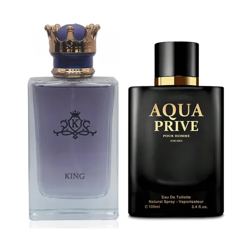 Miniatura 28 de King&1 Billion Lucky Men Colonia Set Eau De Parfum Spray para hombres, notas afrutadas enriquecidas por una fuerte fragancia a base de madera, ideal