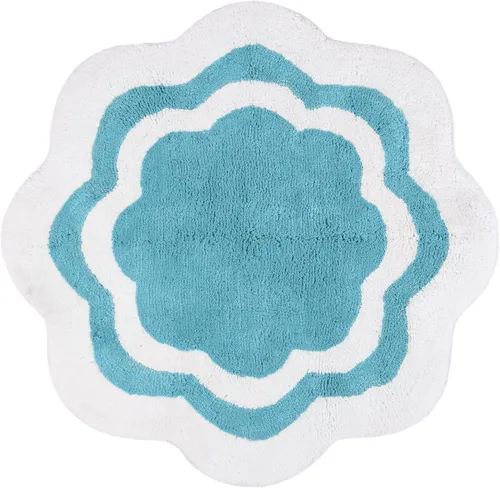 Miniatura 13 de Sherry Kline Alfombra de baño con diseño de pétalos, absorbente de agua, hecha a mano, lavable a máquina, tapete de baño para decoración, tapete