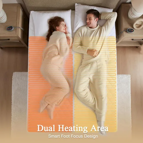 Miniatura 4 de Beautyrest - Funda calefactable para colchón de mezcla de algodón con tecnología de confort seguro - Funda eléctrica acolchada de lujo con bolsillo