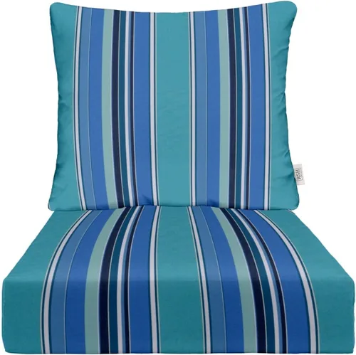 Miniatura 37 de RSH DECOR: Sunbrella - Cojín de asiento profundo con respaldo de almohada, asiento de 23 x 24 x 5 pulgadas, tela de rendimiento resistente al agua