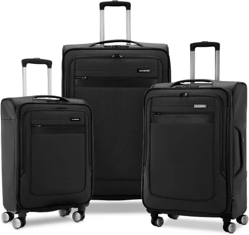 Miniatura 49 de Samsonite - Equipaje ligero y suave de la colección Ascella 3.0, con ruedas giratorias, Negro