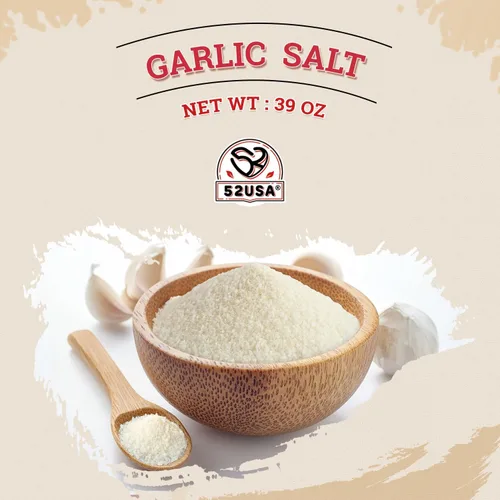 Miniatura 4 de 52USA Sal de ajo 39 onzas (2.4 lbs), sal de ajo a granel, sal molida fina, sin MSG añadido, sin OMG, kosher, sin gluten, sal sabrosa para sopas