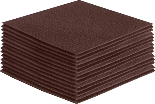Miniatura 208 de FabricLA Hojas de fieltro acrílico para manualidades, cuadrados de fieltro precortados suaves de 4 x 4 pulgadas (3.9 in x 3.9 in), utiliza hojas