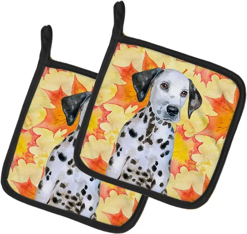 Miniatura 336 de Caroline's Treasures BB9655PTHD - Juego de soportes para ollas de cocina resistentes al calor, almohadillas calientes para horno, 7 1/2 x 7 1/2