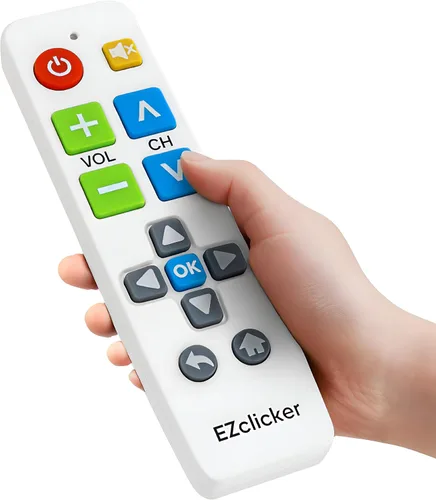 Miniatura 11 de Control remoto de reemplazo para TV Samsung Compatible SOLO con televisores Samsung (Negro) Control remoto para TV de botón grande, simplificado