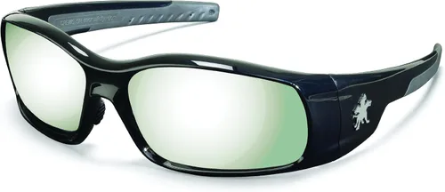 Miniatura 7 de MCR Safety SR110 Lentes de policarbonato de seguridad de aspecto atrevido con doble lente con marco negro pulido y lente transparente