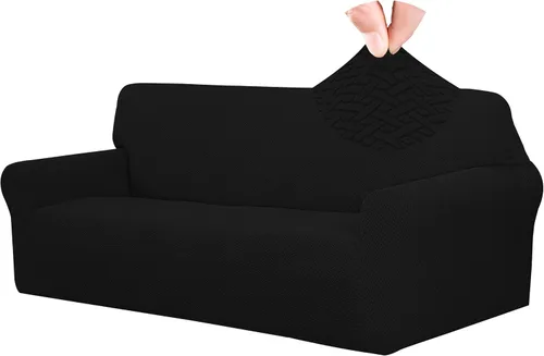 Easy-Going - Funda de sofá de jacquard elástica, funda de sofá suave de 1 pieza, funda de sofá con espumas antideslizantes, protector de muebles