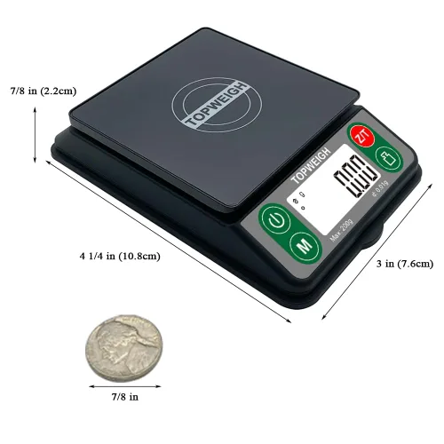 Miniatura 6 de Báscula de flecha con soporte de flecha, escala de grano de flecha, fácil de leer, 3086 granos x 0.1gn, 7.05 oz por 0.00 oz, pantalla