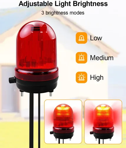 Miniatura 4 de Alarma de bomba de sumidero, detección de fugas de agua alta con alarma fuerte de 110 dB e indicador LED, cable de sonda de 5 pies, alimentación
