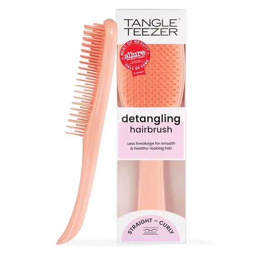 Tangle Teezer Cepillo desenredante definitivo para cabello húmedo y seco, elimina nudos y reduce la rotura para todo tipo de cabello, albaricoque