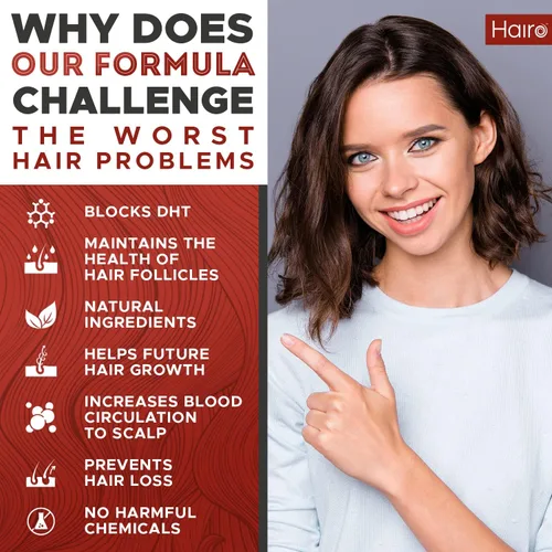 Miniatura 4 de DHT Blocker Suplemento para el Crecimiento del Cabello - Biotina de Alta Potencia y Saw Palmetto para el Recrecimiento del Cabello - Tratamientos