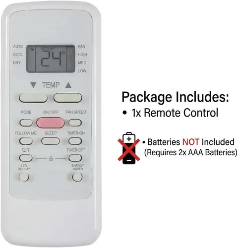 Miniatura 4 de RG51G (1)/CEFU1 apto para Element Danby Midea Aire acondicionado remoto C/F