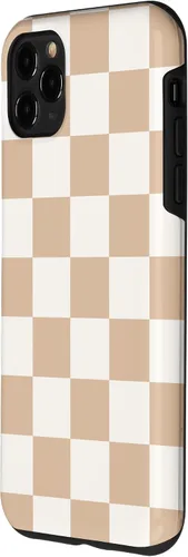 Miniatura 2 de iPhone 11 Pro Max - Funda para tablero de ajedrez, color beige claro