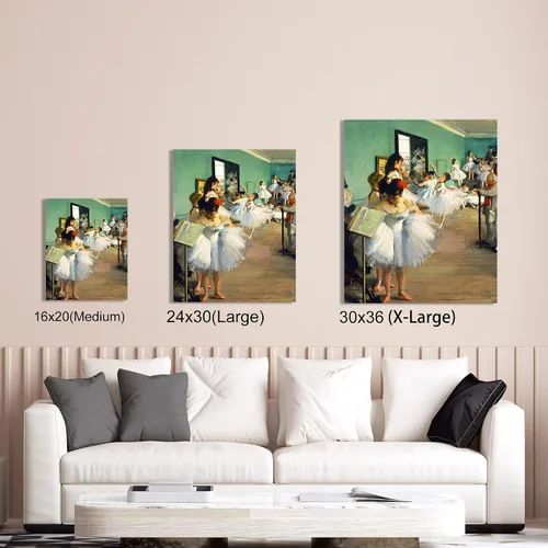 Miniatura 108 de A&T ARTWORK Campo de trigo con cipreses de Van Gogh Las reproducciones de arte clásico mundial, impresiones en lienzo giclée para decoración