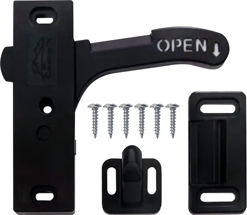 Camp'N - Pestillo de puerta de pantalla RV (mano derecha) Manija de puerta de pantalla RV para autocaravana y remolques de viaje, OEM universal