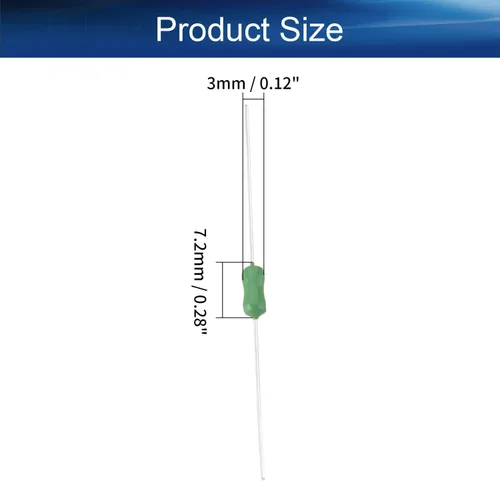 Miniatura 2 de Heyiarbeit Fusible Pico 125V 0.25A Fusible de golpe rápido para proteger comunicaciones telecomunicaciones seguro verde