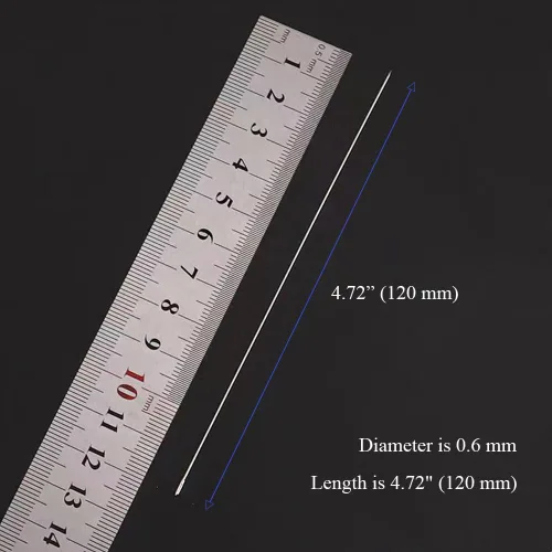 Miniatura 2 de 10 agujas Lei para fabricación de Leis, aguja de costura de ojos grandes de 4.7 pulgadas para manualidades, aguja larga de Lei para hacer flores