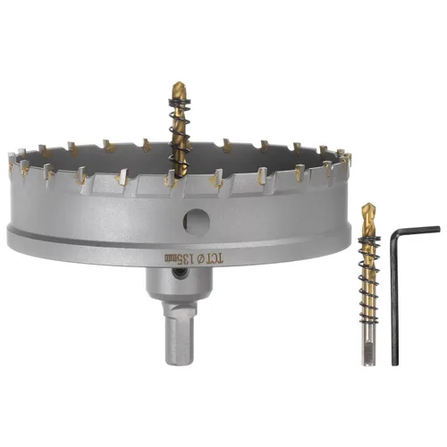 Miniatura 9 de HARFINGTON Cortador de carburo de sierra de agujero de metal de 0.472 in / 0.47 pulgadas de diámetro para acero inoxidable, metal, aleación