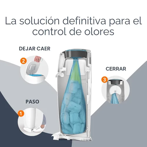 Miniatura 8 de Juego de regalo para registro Diaper Genie Incluye cubeta completa para pañales Diaper Genie, 8 bolsas de recambio, 1 filtro de carbón Kit