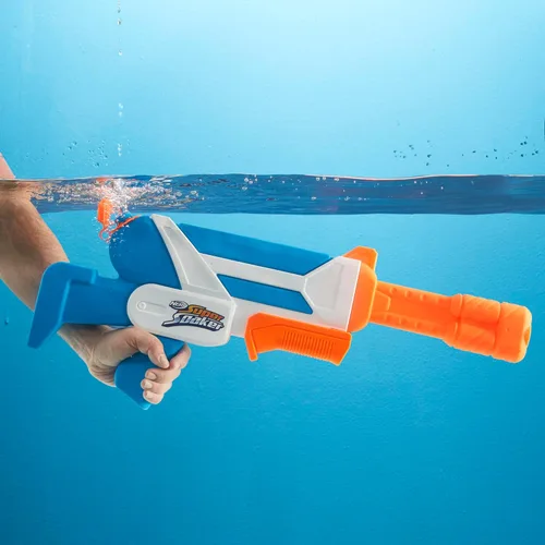Miniatura 7 de Nerf Super Soaker Twister Water Blaster, 2 corrientes de agua giratorias, bomba al fuego, diversión de chorro de agua al aire libre para niños