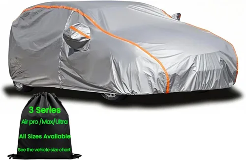 Cubierta impermeable para todo tipo de clima para la nieve del coche Hatchback, lonas de coche Tamaño como: Golf GTI, VW Beetle Interior Algodón