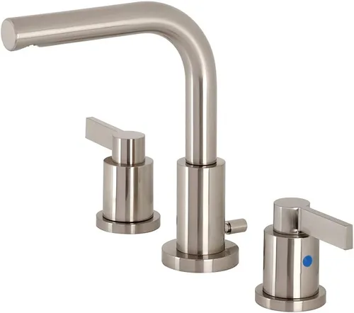 Fauceture FSC8958NDL - Grifo de baño de 8 pulgadas con drenaje emergente, níquel cepillado