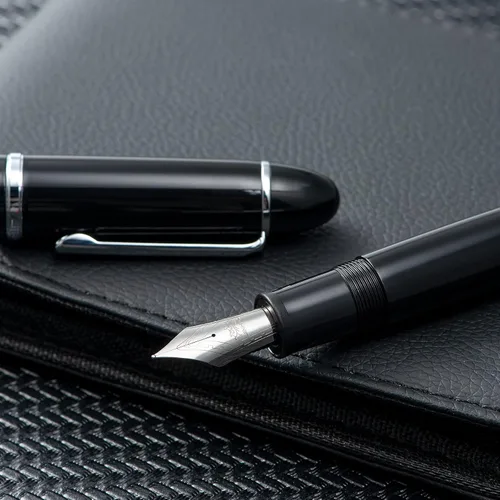 Miniatura 9 de Jinhao X159 - Juego de 4 bolígrafos estilográficos acrílicos de colores surtidos, tamaño 8, punta media, diseño clásico, pluma de escritura suave